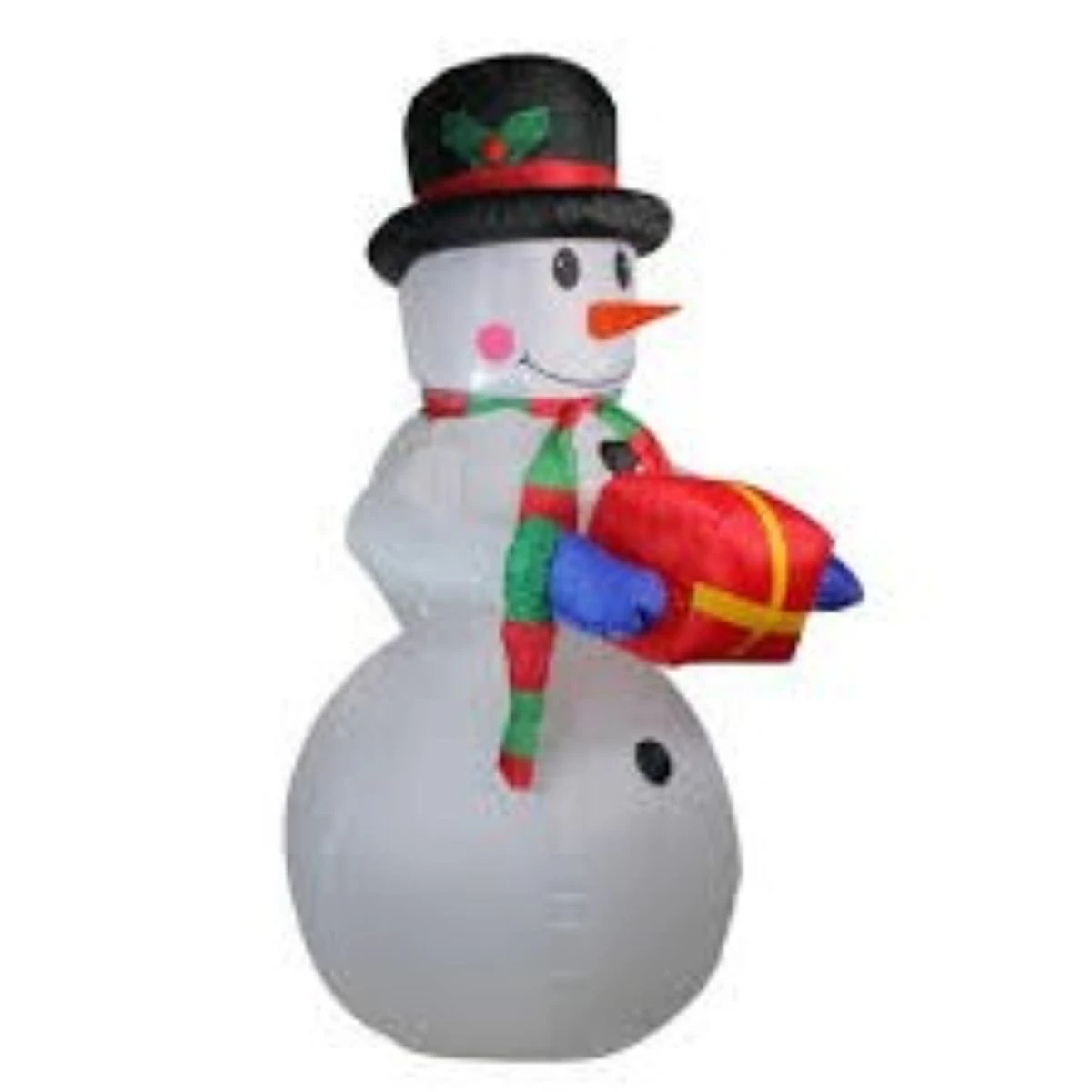 Northlight Lighted Inflatable Snowman Outdoor Christmas Decoration - 5' - White Lights 6 Northlight Lighted Inflatable Snowman Outdoor Christmas Decoration - 5' - White Lights - Image 4