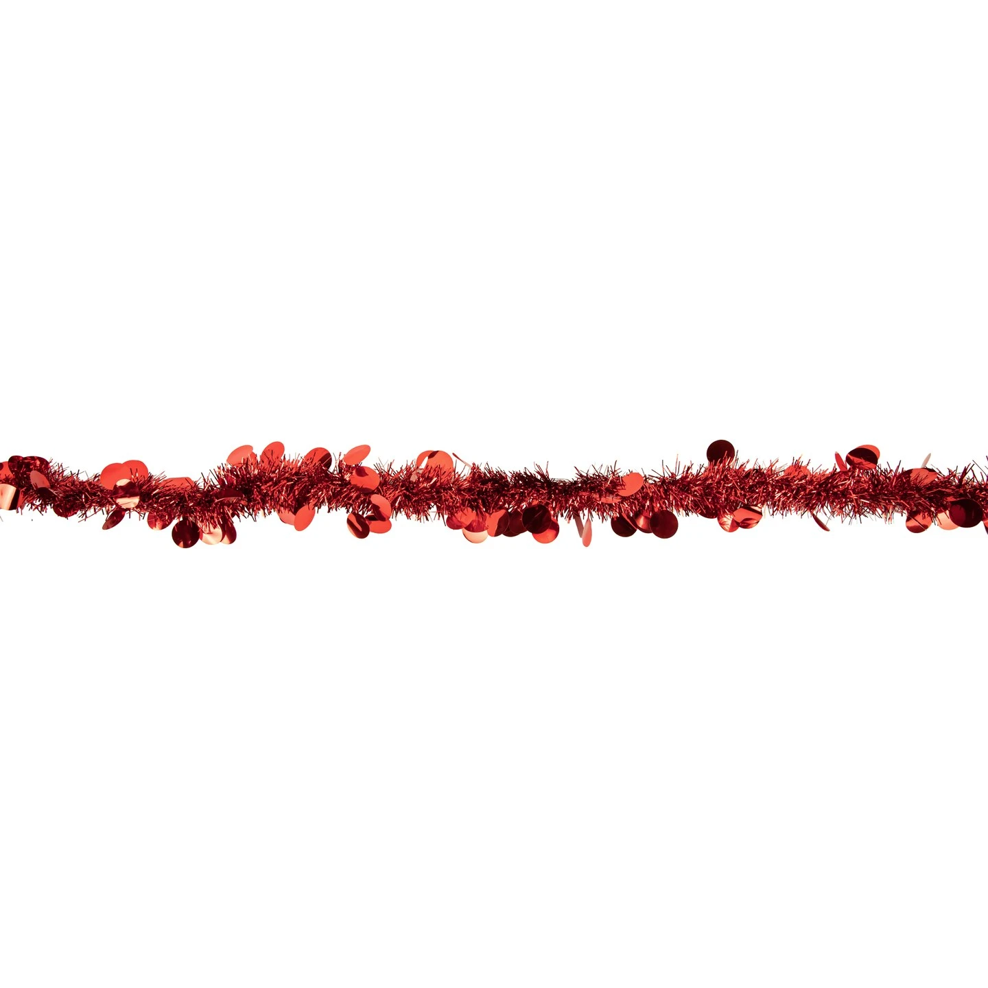 Northlight Tinsel Commercial Length Christmas Garland - 50' X 2.5" - Red - Unlit 7 Northlight Tinsel Commercial Length Christmas Garland - 50' X 2.5" - Red - Unlit - Image 5