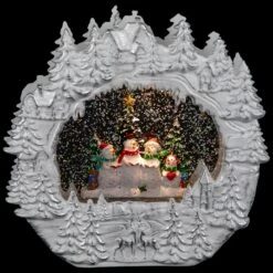 Northlight LED Lighted Caroling Snowmen Christmas Snow Globe - 9.5" White 15 Northlight LED Lighted Caroling Snowmen Christmas Snow Globe - 9.5" White -Northlight 4612229838873183456