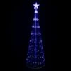 Northlight Lighted Show Cone Christmas Tree Outdoor Decoration - 6' - Blue LED White