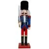 Northlight Christmas Nutcracker Soldier With Faux Fur Hat And Sword - 14" Red And Blue 2 Northlight Christmas Nutcracker Soldier With Faux Fur Hat And Sword - 14" Red And Blue -Northlight 4612233097973857456
