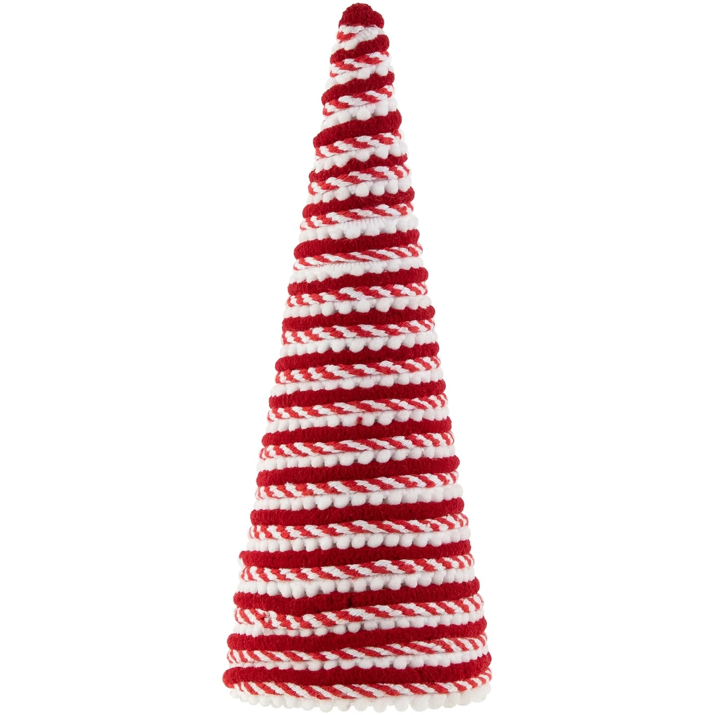 Northlight Candy Cane Swirled Christmas Cone Tree - 10.5" - Red And White 4 Northlight Candy Cane Swirled Christmas Cone Tree - 10.5" - Red And White - Image 2