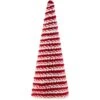 Northlight Candy Cane Swirled Christmas Cone Tree - 10.5" - Red And White -Northlight 463246614628704