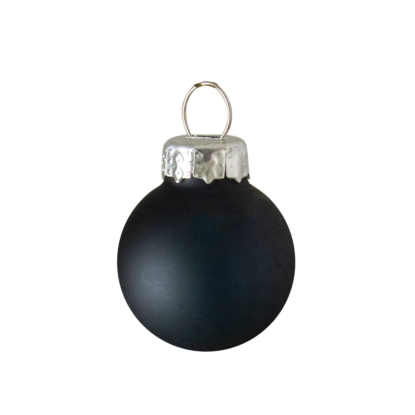 Northlight Shiny And Matte Glass Ball Christmas Ornaments - 1" (25mm) - Black - 24ct 6 Northlight Shiny And Matte Glass Ball Christmas Ornaments - 1" (25mm) - Black - 24ct - Image 4