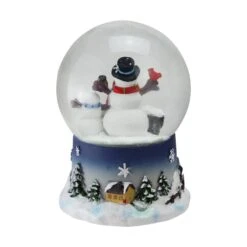 Northlight Snowman Family Musical Christmas Snow Globe - 7" White 11 Northlight Snowman Family Musical Christmas Snow Globe - 7" White -Northlight 472543720981728