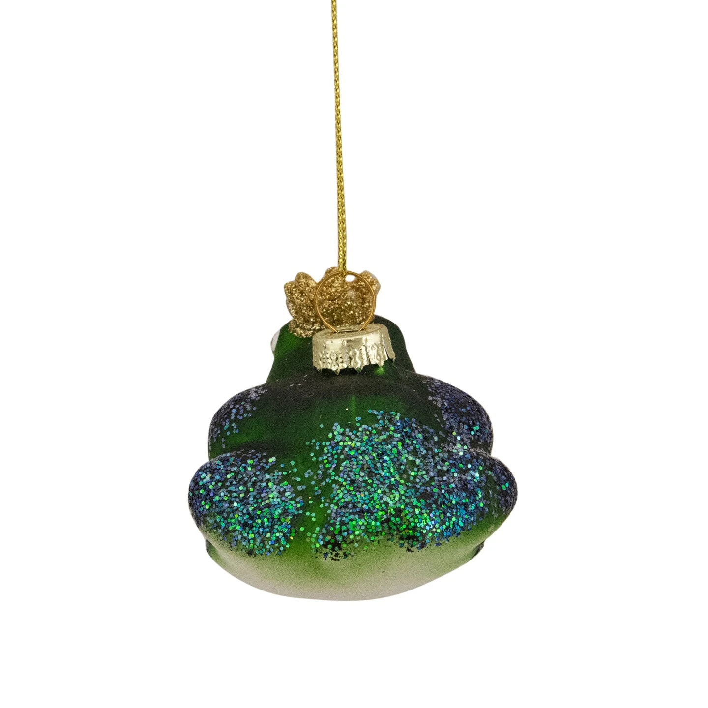 Northlight Prince Frog In A Crown Glass Christmas Ornament - 3" - Green And Blue 8 Northlight Prince Frog In A Crown Glass Christmas Ornament - 3" - Green And Blue - Image 6