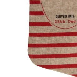 Northlight 19" Beige And Red Striped "Christmas Delivery" Stocking With Loop 12 Northlight 19" Beige And Red Striped "Christmas Delivery" Stocking With Loop -Northlight 472544985367776