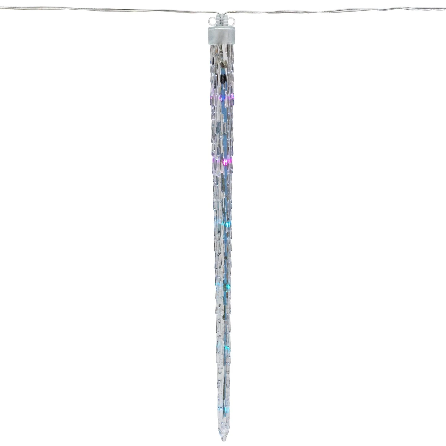 Northlight LED Color Changing Cascading Icicle Christmas Light Tubes - Multicolor - 13' Clear Wire - 5ct 7 Northlight LED Color Changing Cascading Icicle Christmas Light Tubes - Multicolor - 13' Clear Wire - 5ct - Image 5