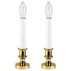 Northlight Single Light Window Candles - 9" - White - Set Of 2 17 Northlight Single Light Window Candles - 9" - White - Set Of 2 -Northlight 47324801661392 2