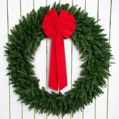 Northlight 14" X 34" Red 9-Loop Velveteen Christmas Bow Decoration -Northlight 477431453749296