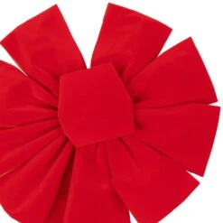 Northlight 14" X 34" Red 9-Loop Velveteen Christmas Bow Decoration -Northlight 487312562884656