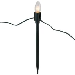 Northlight Lighted C9 Christmas Outdoor Pathway Markers - 10.5"- Clear - Set Of 15 15 Northlight Lighted C9 Christmas Outdoor Pathway Markers - 10.5"- Clear - Set Of 15 -Northlight 497468435946768