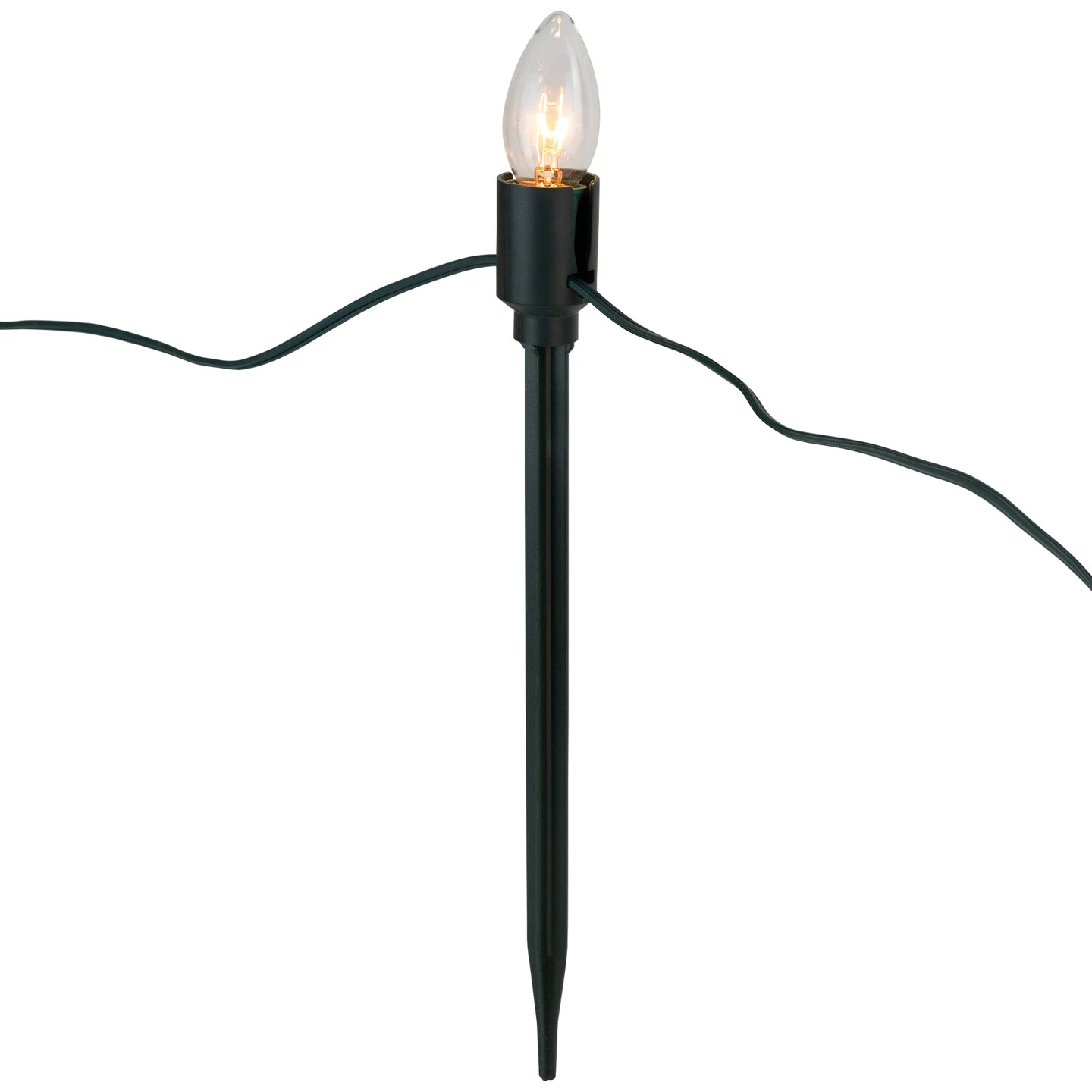 Northlight Lighted C9 Christmas Outdoor Pathway Markers - 10.5"- Clear - Set Of 15 8 Northlight Lighted C9 Christmas Outdoor Pathway Markers - 10.5"- Clear - Set Of 15 - Image 6