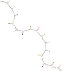Northlight Mini Pastel Christmas Light Set - Multi-Color - 7' White Wire - 35ct -Northlight 500169811878864