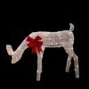 Northlight Lighted Mesh Feeding Doe Outdoor Christmas Decoration - 37" - White - Clear Lights 1 Northlight Lighted Mesh Feeding Doe Outdoor Christmas Decoration - 37" - White - Clear Lights -Northlight 500808710742688