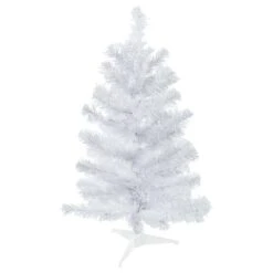 Northlight 24" White Balsam Pine Mini Artificial Christmas Tree - Unlit -Northlight 500808736432800