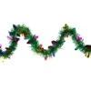 Northlight Christmas Light Bulb Wrapped Tinsel Commercial Garland - 50' X 2" - Green And Multicolor - Unlit 1 Northlight Christmas Light Bulb Wrapped Tinsel Commercial Garland - 50' X 2" - Green And Multicolor - Unlit -Northlight 500808889000608
