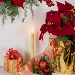 Northlight Single Light Window Candle On Oval Base - 9.5" - Cream Ivory -Northlight 500809548030624