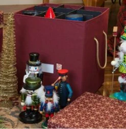 Northlight 14" Burgundy And Gold Holiday Collectibles Storage Box Red 9 Northlight 14" Burgundy And Gold Holiday Collectibles Storage Box Red -Northlight 500809958941344 2