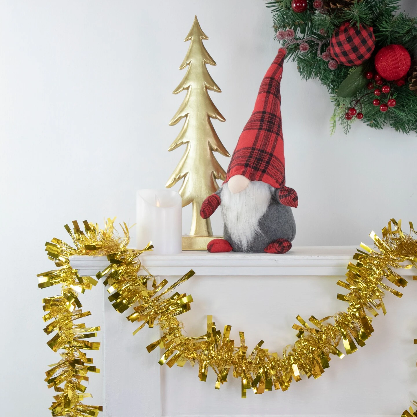 Northlight Boa Wide Cut Tinsel Commercial Christmas Garland - 50' X 3" - Gold - Unlit 5 Northlight Boa Wide Cut Tinsel Commercial Christmas Garland - 50' X 3" - Gold - Unlit - Image 3