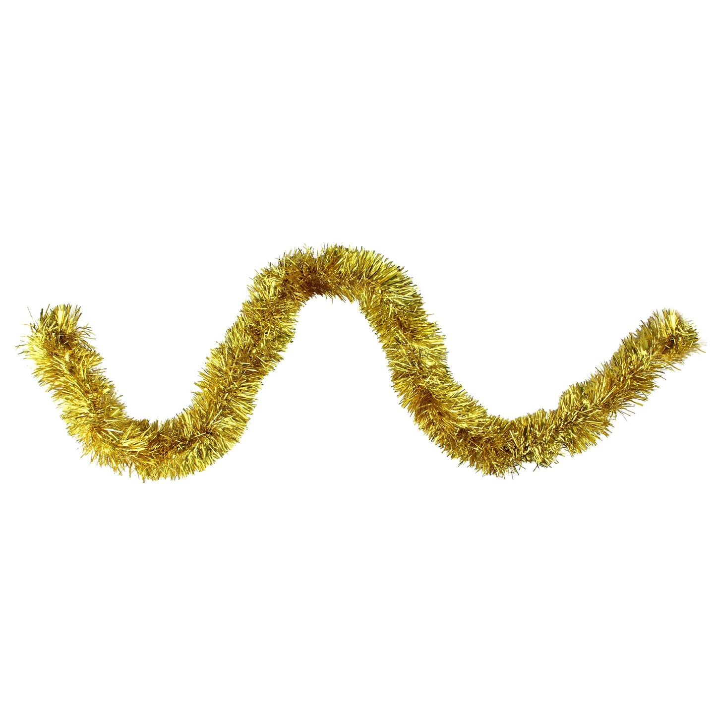 Northlight Commercial Tinsel Foil Christmas Garland - 50' X 2.5" - Gold - Unlit 3 Northlight Commercial Tinsel Foil Christmas Garland - 50' X 2.5" - Gold - Unlit