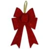 Northlight LED Lighted Tinsel Bow Christmas Decoration - 19"- Warm White Red 1 Northlight LED Lighted Tinsel Bow Christmas Decoration - 19"- Warm White Red -Northlight 500810193429152