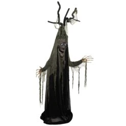 Northlight LED Lighted And Animated Tree Man Halloween Decoration - 7' Black 15 Northlight LED Lighted And Animated Tree Man Halloween Decoration - 7' Black -Northlight 502619064704944
