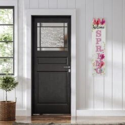 Northlight 40" Welcome Spring Floral Outdoor Porch Board Sign Decoration Pink 13 Northlight 40" Welcome Spring Floral Outdoor Porch Board Sign Decoration Pink -Northlight 506022756201488