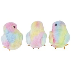 Northlight Plush Tie Dye Easter Chick Figurines - 4.25" - Set Of 3 Multi 15 Northlight Plush Tie Dye Easter Chick Figurines - 4.25" - Set Of 3 Multi -Northlight 506024100705296