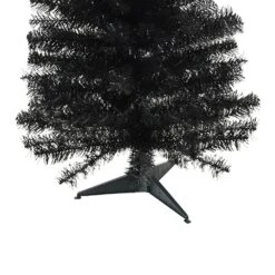 Northlight Slim Tinsel Artificial Halloween Tree - 4' - Black - Unlit 15 Northlight Slim Tinsel Artificial Halloween Tree - 4' - Black - Unlit -Northlight 506099388318384