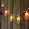 Northlight Sugared Ice Pop Indoor Outdoor Patio String Light Set - 7.25' White Wire - 10ct Multi -Northlight 506348790709392