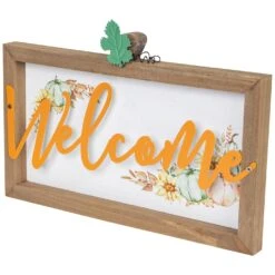 Northlight Pumpkins And Sunflowers Welcome Fall Harvest Wall Sign - 11" Beige 14 Northlight Pumpkins And Sunflowers Welcome Fall Harvest Wall Sign - 11" Beige -Northlight 510583921524560
