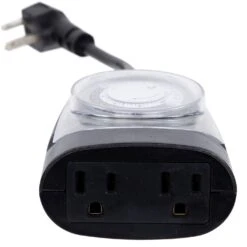 Northlight 24-Hour Heavy Duty Plug-In Timer - 5" - Black 13 Northlight 24-Hour Heavy Duty Plug-In Timer - 5" - Black -Northlight 511214189634256