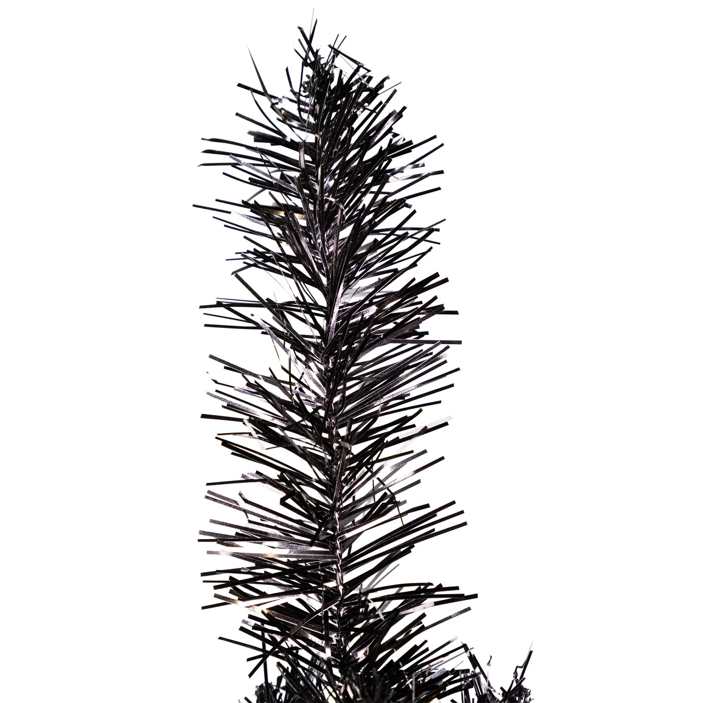 Northlight Slim Tinsel Artificial Halloween Tree - 4' - Black - Unlit 7 Northlight Slim Tinsel Artificial Halloween Tree - 4' - Black - Unlit - Image 5