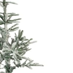 Northlight Real Touch™ Slim Flocked Nordmann Fir Artificial Christmas Tree- 4.5' - Unlit Green 13 Northlight Real Touch™ Slim Flocked Nordmann Fir Artificial Christmas Tree- 4.5' - Unlit Green -Northlight 514936982619360