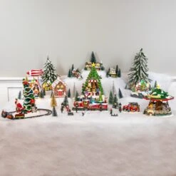 Northlight LED Lighted Snowy Church Christmas Village Display Piece - 6" Multi -Northlight 514936992253152 1
