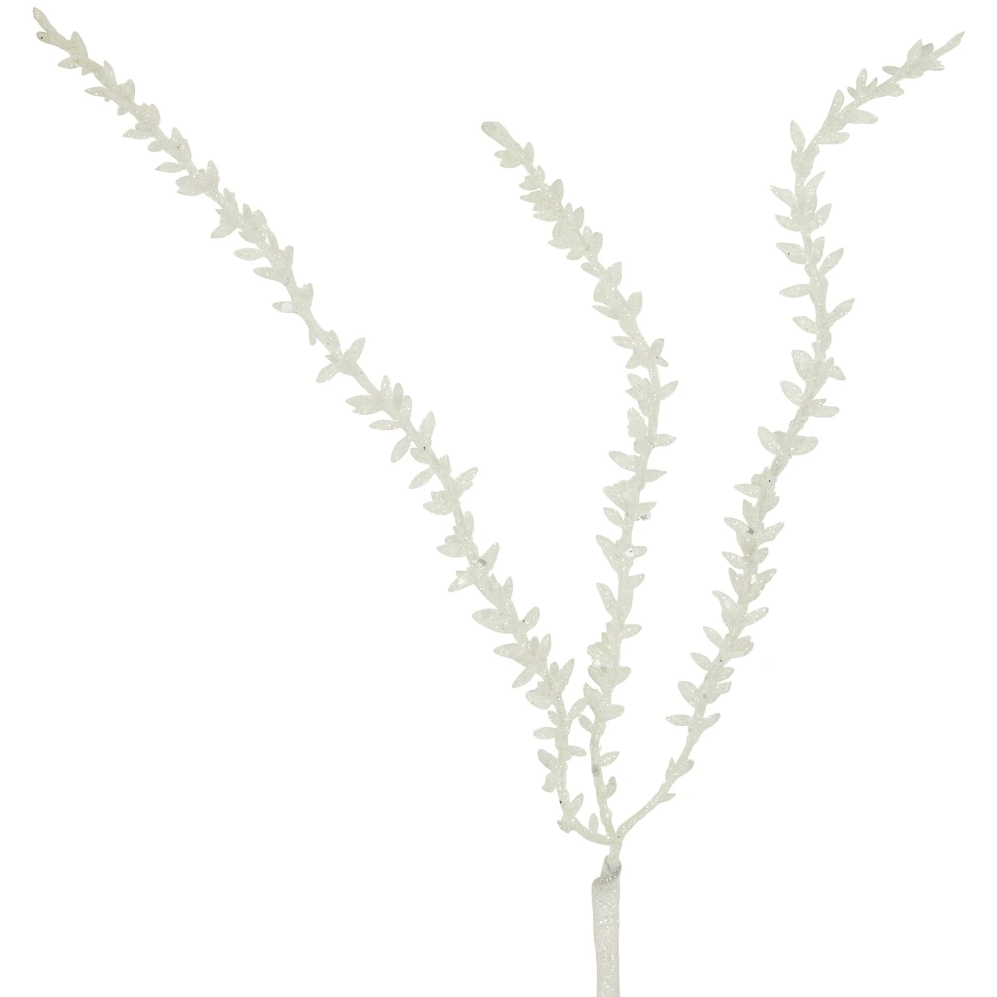 Northlight 27" White Glittered Weeping Christmas Spray 7 Northlight 27" White Glittered Weeping Christmas Spray - Image 5