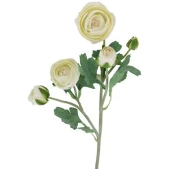 Northlight Real Touch™ Cream Ranunculus Artificial Floral Sprays, Set Of 6 - 21" White 13 Northlight Real Touch™ Cream Ranunculus Artificial Floral Sprays, Set Of 6 - 21" White -Northlight 514938338428128