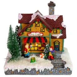 Northlight LED Lighted Candy Shoppe Christmas Village Decoration - 6.75" Beige -Northlight 5188510225756185248 2