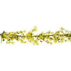 Northlight Forsythia And Berry Floral Spring Garland - 5' - Yellow -Northlight 519556688966672