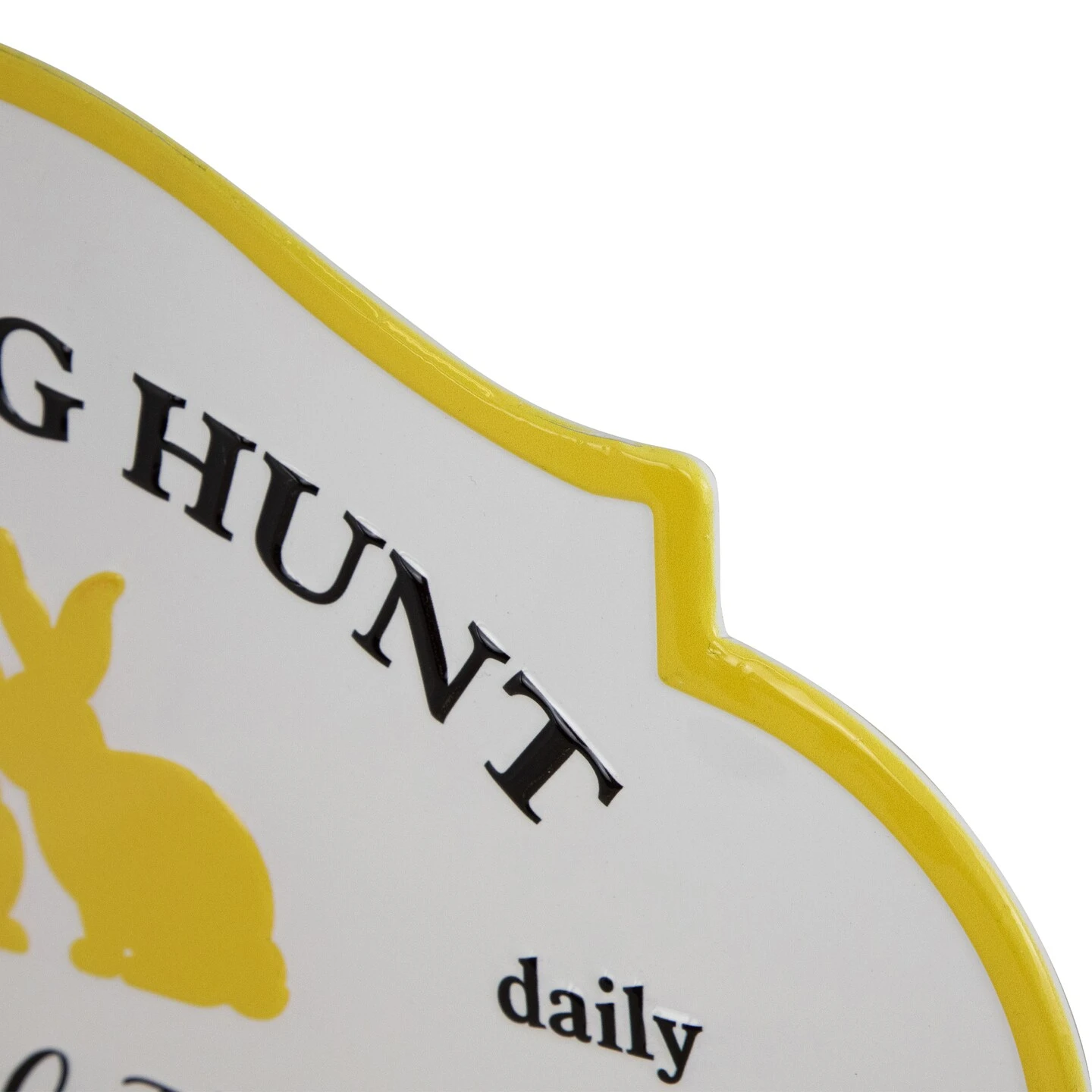 Northlight Easter Egg Hunt Vintage-Style Metal Wall Sign - 17.75" White 9 Northlight Easter Egg Hunt Vintage-Style Metal Wall Sign - 17.75" White - Image 7