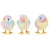 Northlight Plush Tie Dye Easter Chick Figurines - 4.25" - Set Of 3 Multi -Northlight 519557542654992