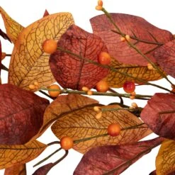 Northlight 5' X 8" Berries With Orange And Red Leaves Artificial Fall Harvest Garland, Unlit 16 Northlight 5' X 8" Berries With Orange And Red Leaves Artificial Fall Harvest Garland, Unlit -Northlight 519557718803984