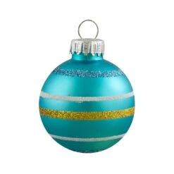 Northlight Matte Glass Christmas Ball Ornaments - 1.5" (40mm) - Multicolor - 10ct -Northlight 524274961892576