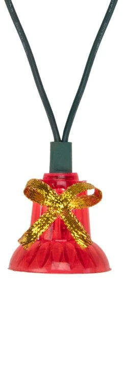 Northlight Multi-Function Musical Bells Christmas Lights - Red - 13' Green Wire - 40ct -Northlight 524275003835616