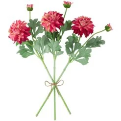 Northlight Real Touch™ Pink Dahlia Artificial Floral Sprays, Set Of 6 - 23" -Northlight 524275429557472