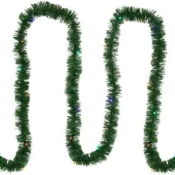 Northlight 18' X 3" Pre-Lit Pine Artificial Christmas Garland, Multicolor LED Lights Green 12 Northlight 18' X 3" Pre-Lit Pine Artificial Christmas Garland, Multicolor LED Lights Green -Northlight 524275496666336