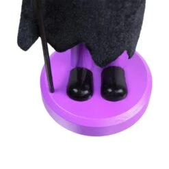Northlight Witch Halloween Nutcracker With Broom - 14" - Black And Purple 16 Northlight Witch Halloween Nutcracker With Broom - 14" - Black And Purple -Northlight 527223058376112