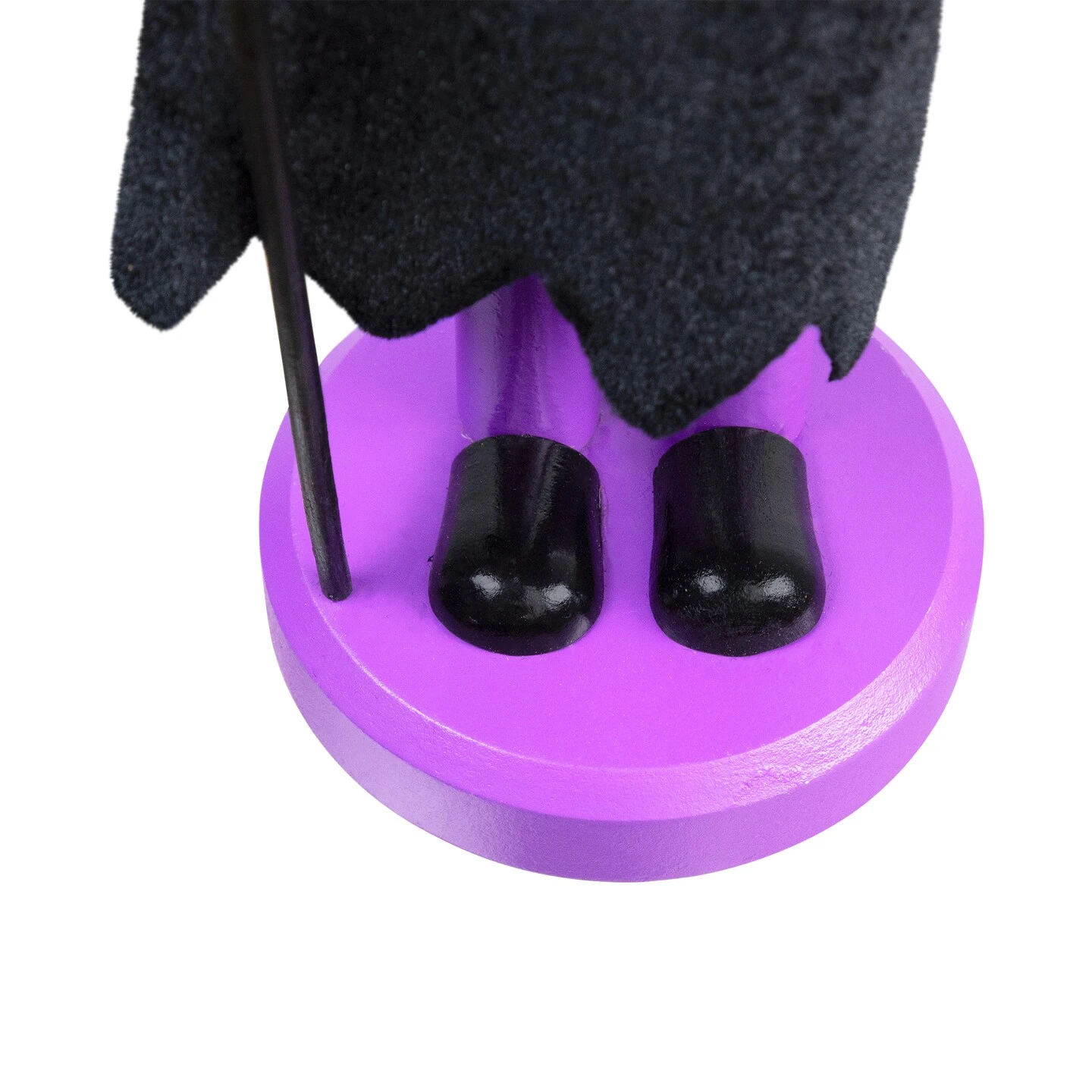Northlight Witch Halloween Nutcracker With Broom - 14" - Black And Purple 9 Northlight Witch Halloween Nutcracker With Broom - 14" - Black And Purple - Image 7