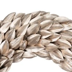 Northlight Champagne Gold Budding Leaves Glitter Christmas Wreath - 12" - Unlit 16 Northlight Champagne Gold Budding Leaves Glitter Christmas Wreath - 12" - Unlit -Northlight 530631445444208